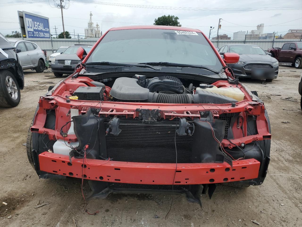2020 Dodge Charger VIN 2C3CDXBG7LH216078 Copart auction photo, vandalism damage thumbnail 5