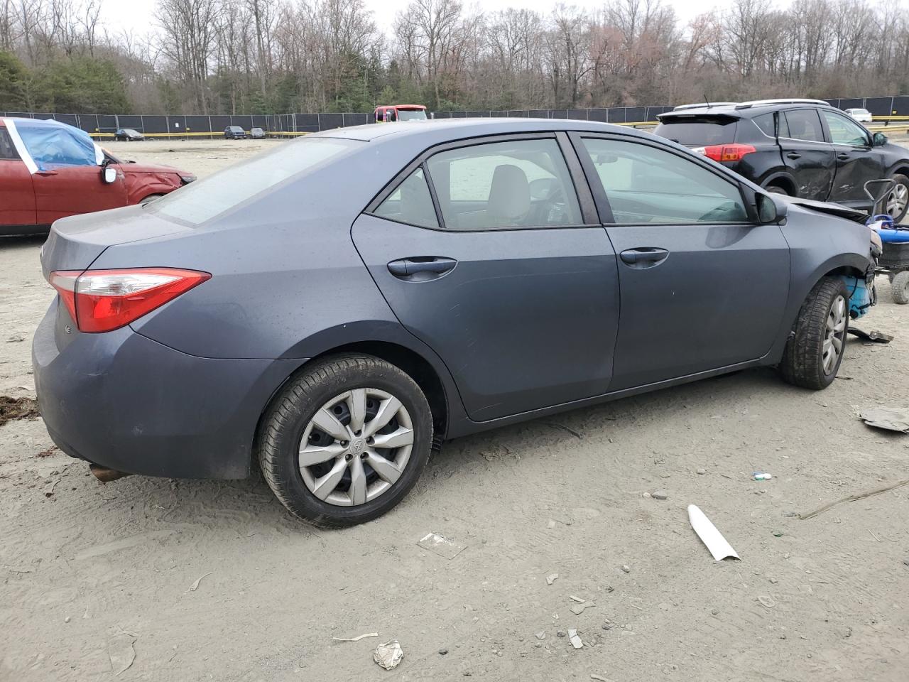 2014 Toyota Corolla VIN 5YFBURHE8EP168550 Copart auction photo, front end / mechanical damage thumbnail 3