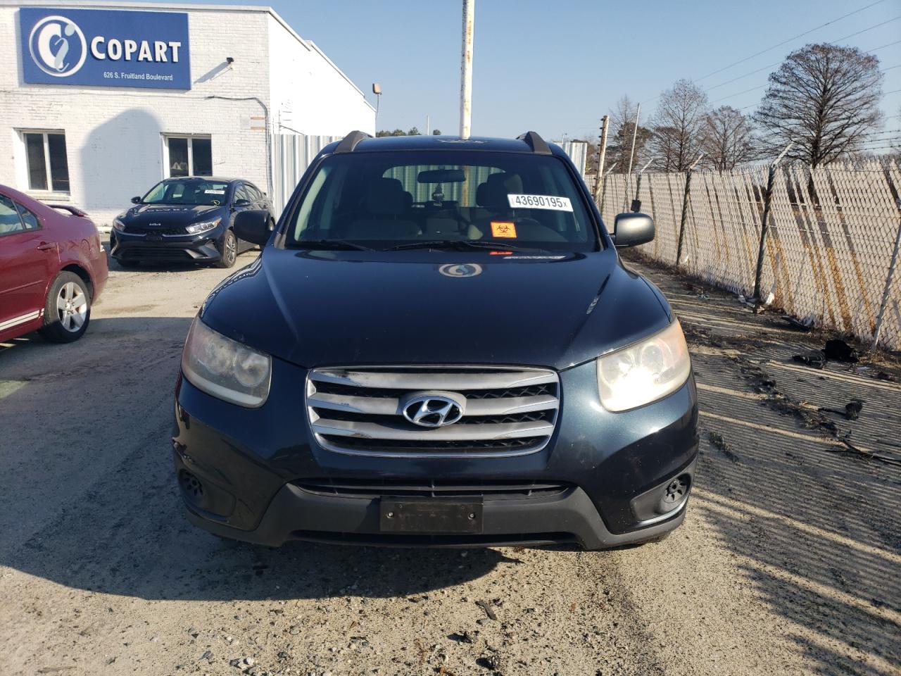 2012 Hyundai Santa Fe VIN 5XYZGDAB3CG100036 Copart auction photo, rear end / side damage thumbnail 5