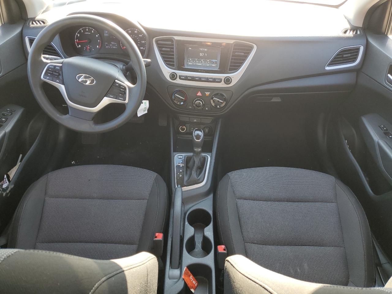 2019 Hyundai Accent VIN 3KPC24A39KE048985 Copart auction photo, side damage thumbnail 8