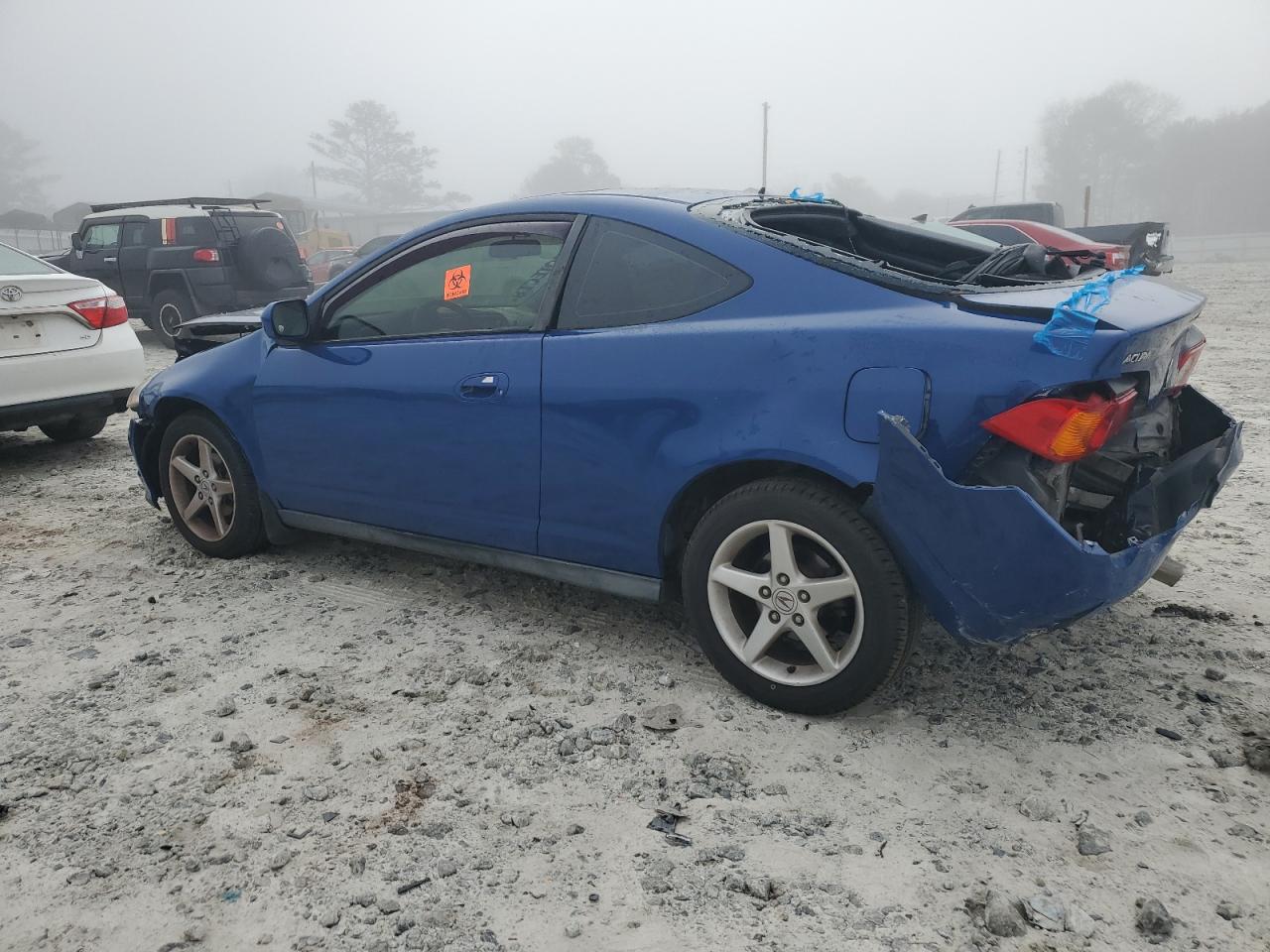 2004 Acura RSX VIN JH4DC53884S001686 Copart auction photo, front end / rear end damage thumbnail 2