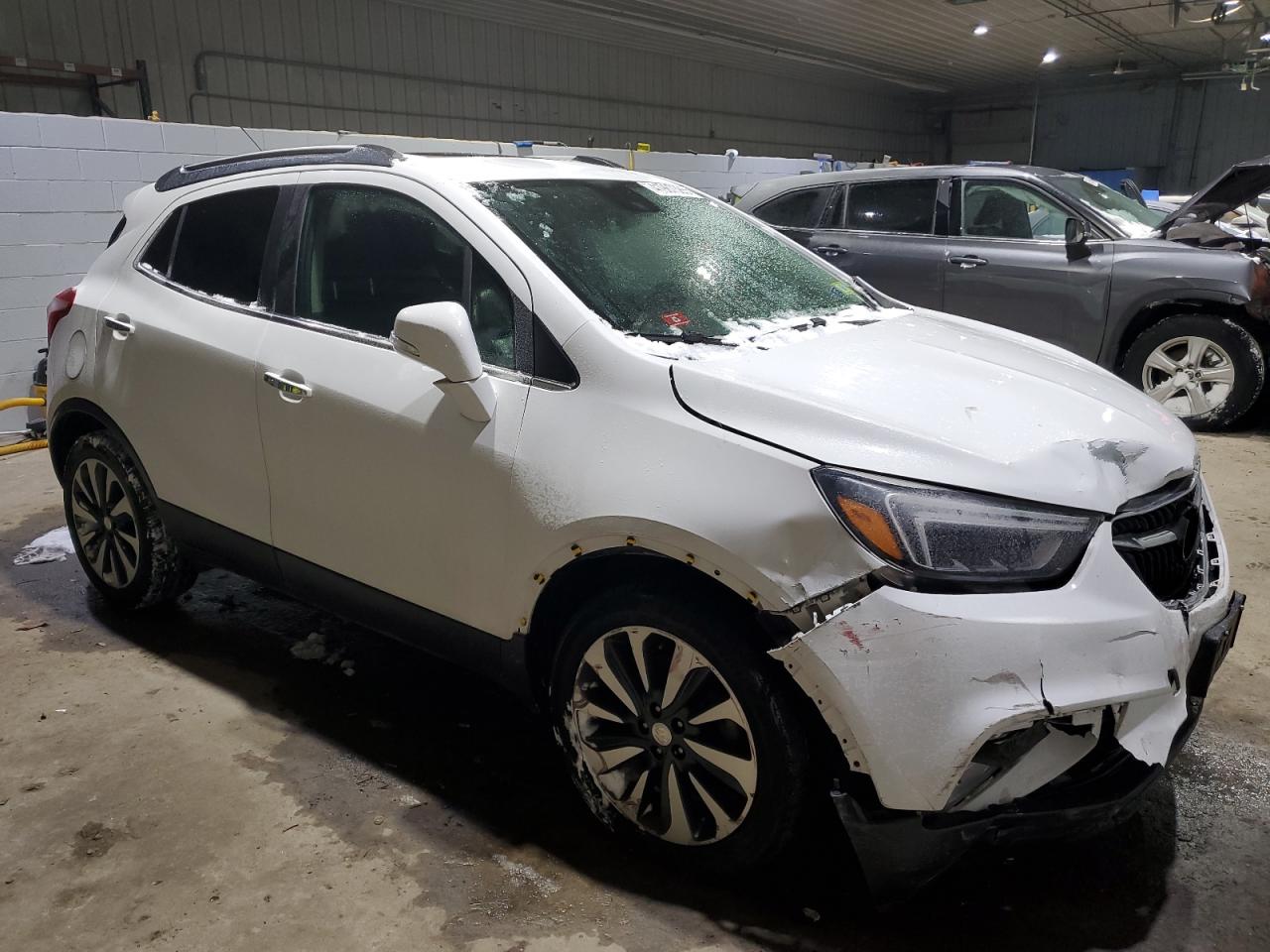 2019 Buick Encore VIN KL4CJCSM2KB772951 Copart auction photo, front end damage thumbnail 4