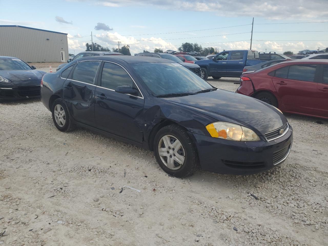 2008 Chevrolet Impala VIN 2G1WB58K789197444 Copart auction photo, side damage thumbnail 4