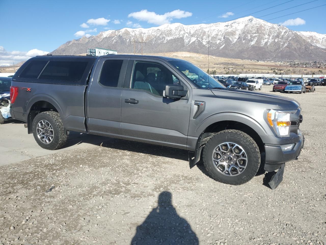 2021 Ford F-150 VIN 1FTEX1EP8MKD90661 Copart auction photo, rear end / side damage thumbnail 4