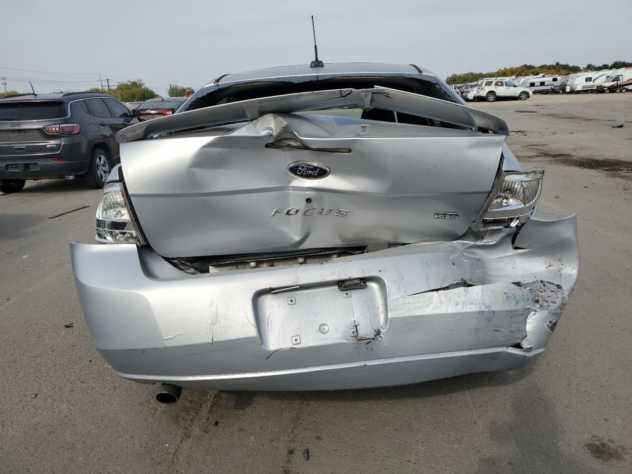 2008 Ford Focus VIN 1FAHP35N98W280679 Copart auction photo, rear end / front end damage thumbnail 6