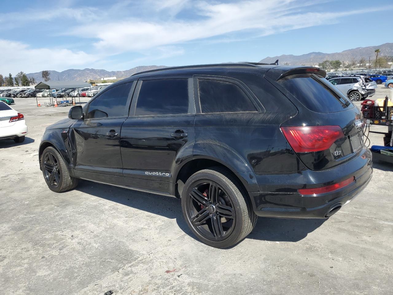 2015 Audi Q7 VIN WA1DGAFE3FD029266 Copart auction photo, front end damage thumbnail 2