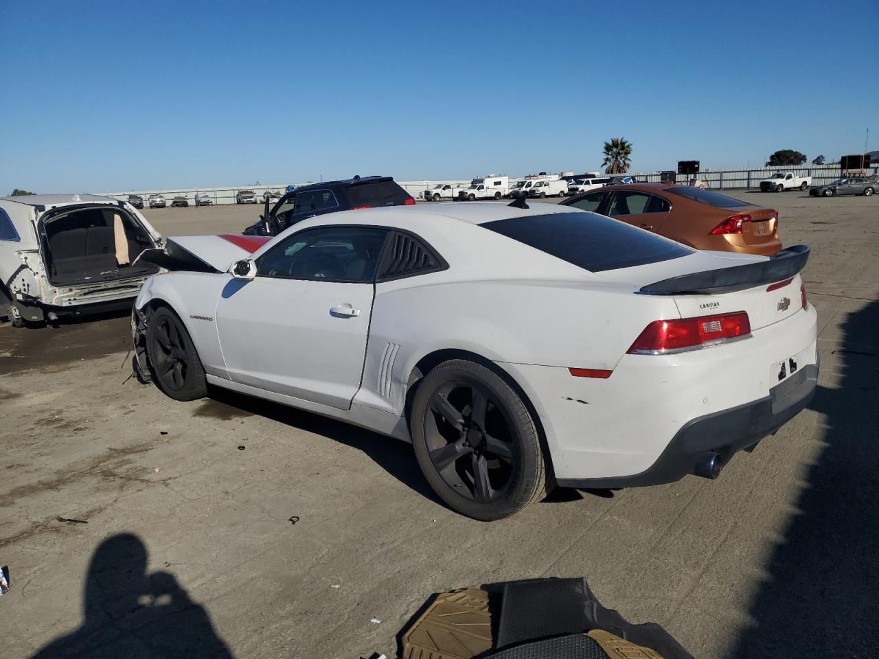 2014 Chevrolet Camaro VIN 2G1FB1E33E9134696 Copart auction photo, front end damage thumbnail 2
