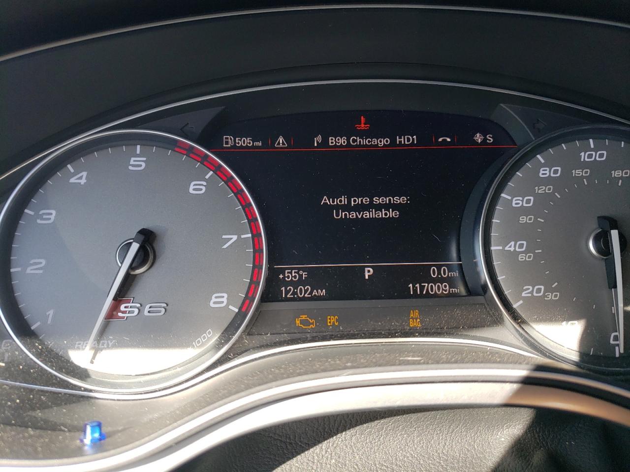 2016 Audi S6 VIN WAUF2BFC7GN015252 Copart auction photo, front end damage thumbnail 9