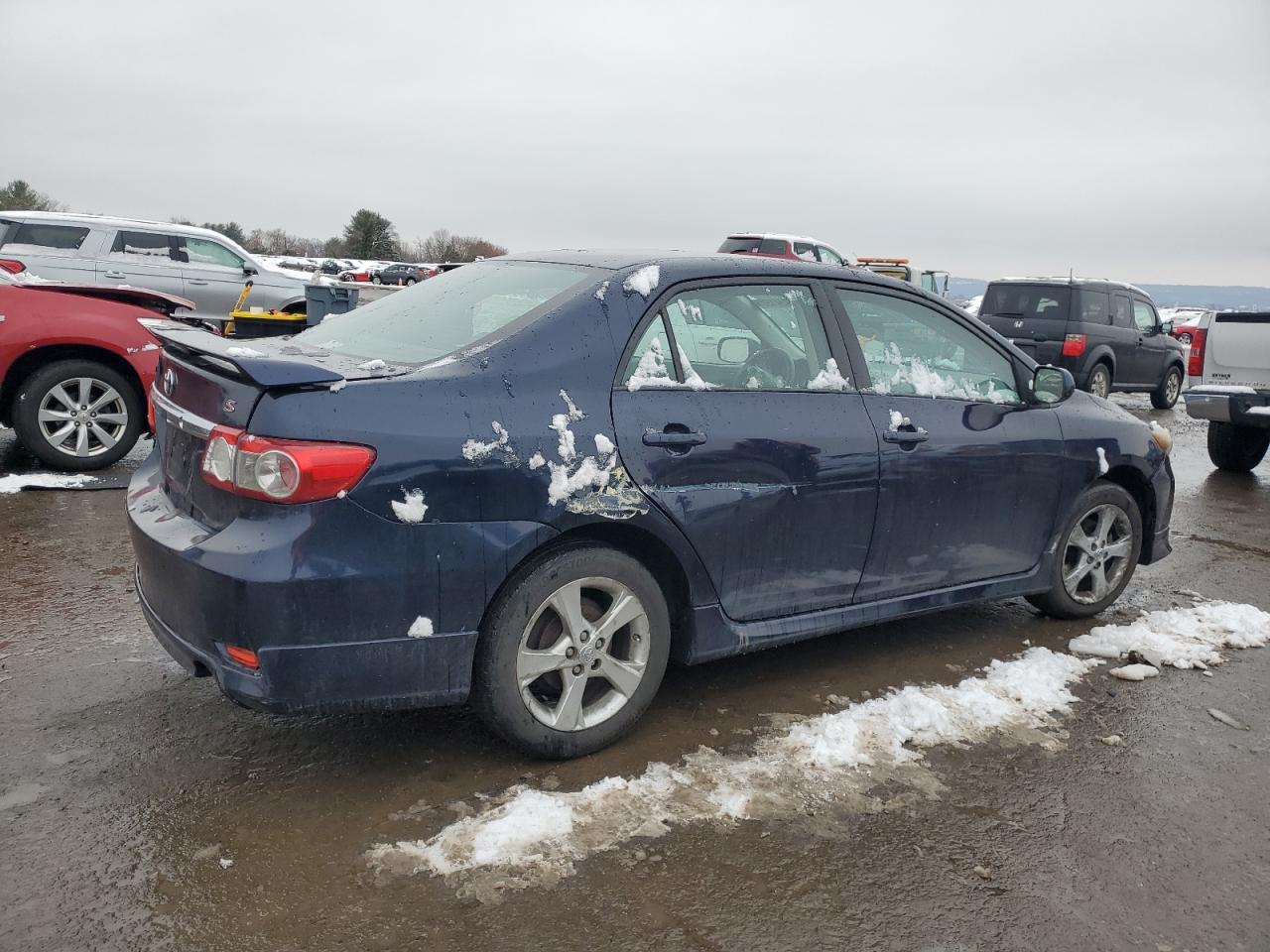 2011 Toyota Corolla VIN 2T1BU4EE9BC644226 Copart auction photo, rear end damage thumbnail 3
