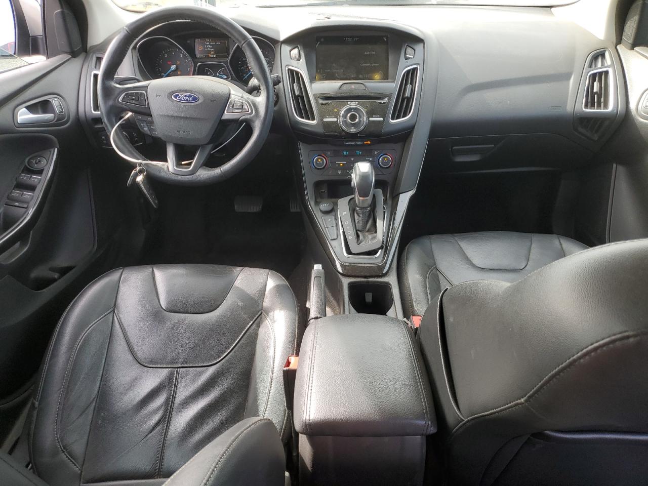 2018 Ford Focus VIN 1FADP3N22JL217466 Copart auction photo, rear end / side damage thumbnail 8