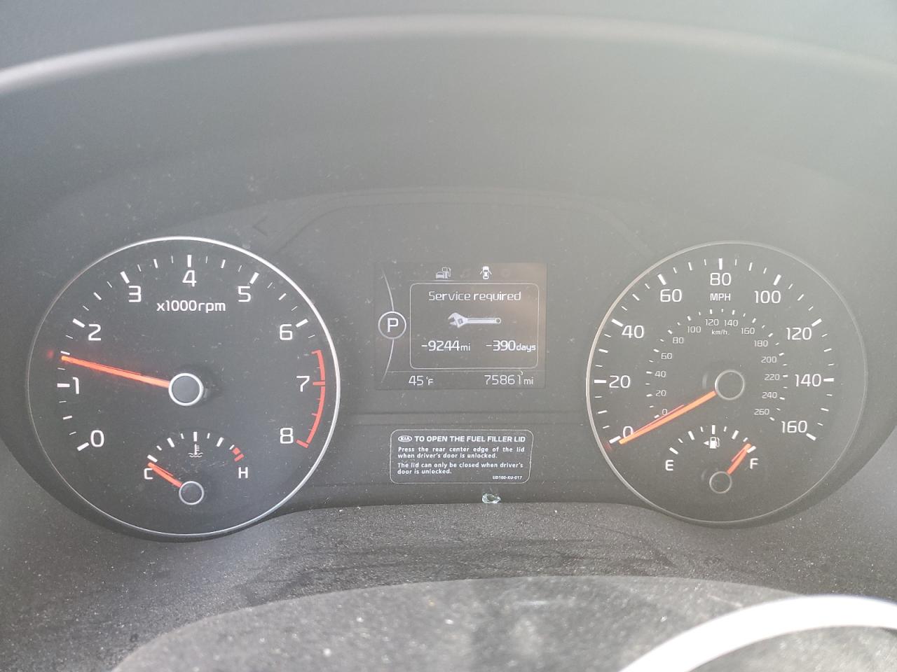 2019 KIA Sportage VIN KNDPM3AC6K7557258 Copart auction photo, all over damage thumbnail 9