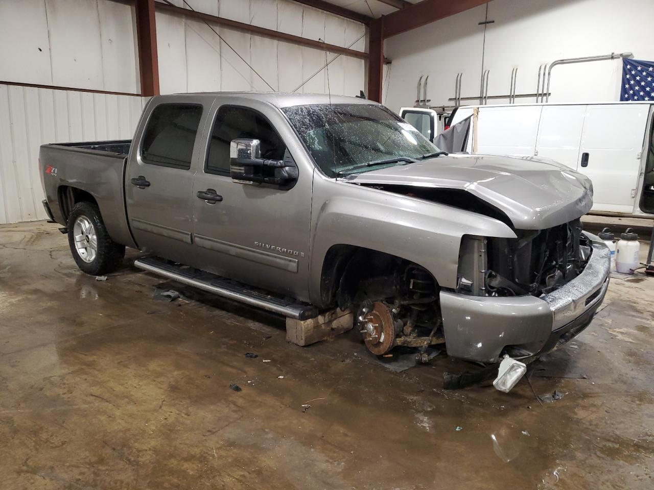 2009 Chevrolet Silverado VIN 3GCEK23399G132541 Copart auction photo, front end / rear end damage thumbnail 4