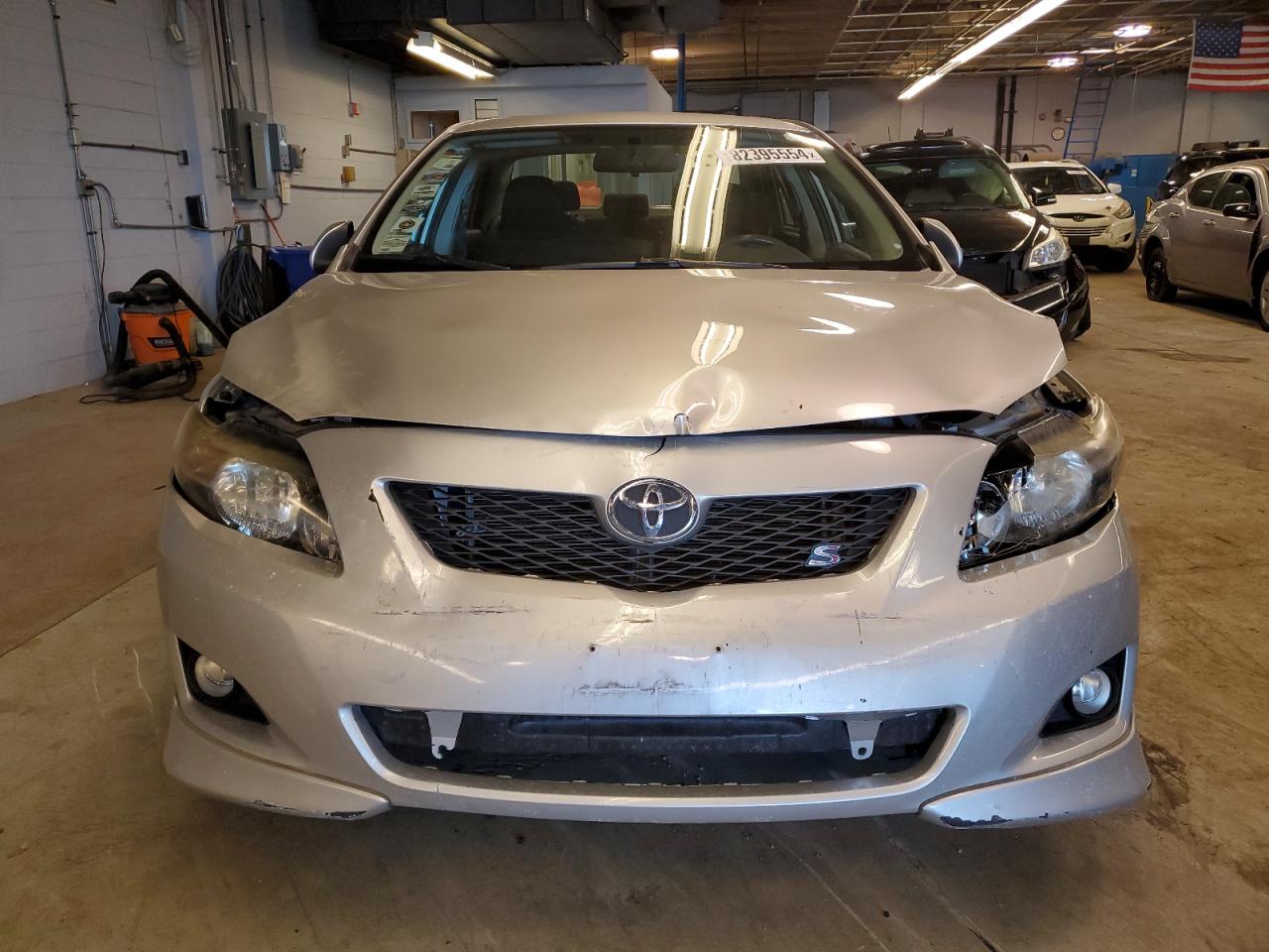 2010 Toyota Corolla VIN 1NXBU4EE4AZ266538 Copart auction photo, front end / side damage thumbnail 5