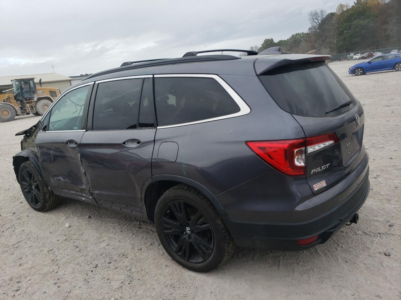 2021 Honda Pilot VIN 5FNYF6H25MB010492 Copart auction photo, side / stripped damage thumbnail 2