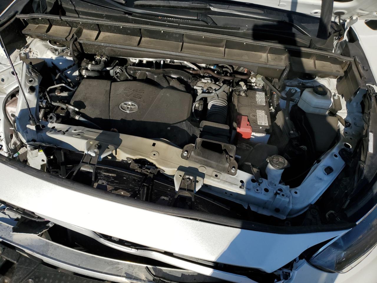 2022 Toyota Highlander VIN 5TDGZRAH7NS125174 Copart auction photo, front end damage thumbnail 12