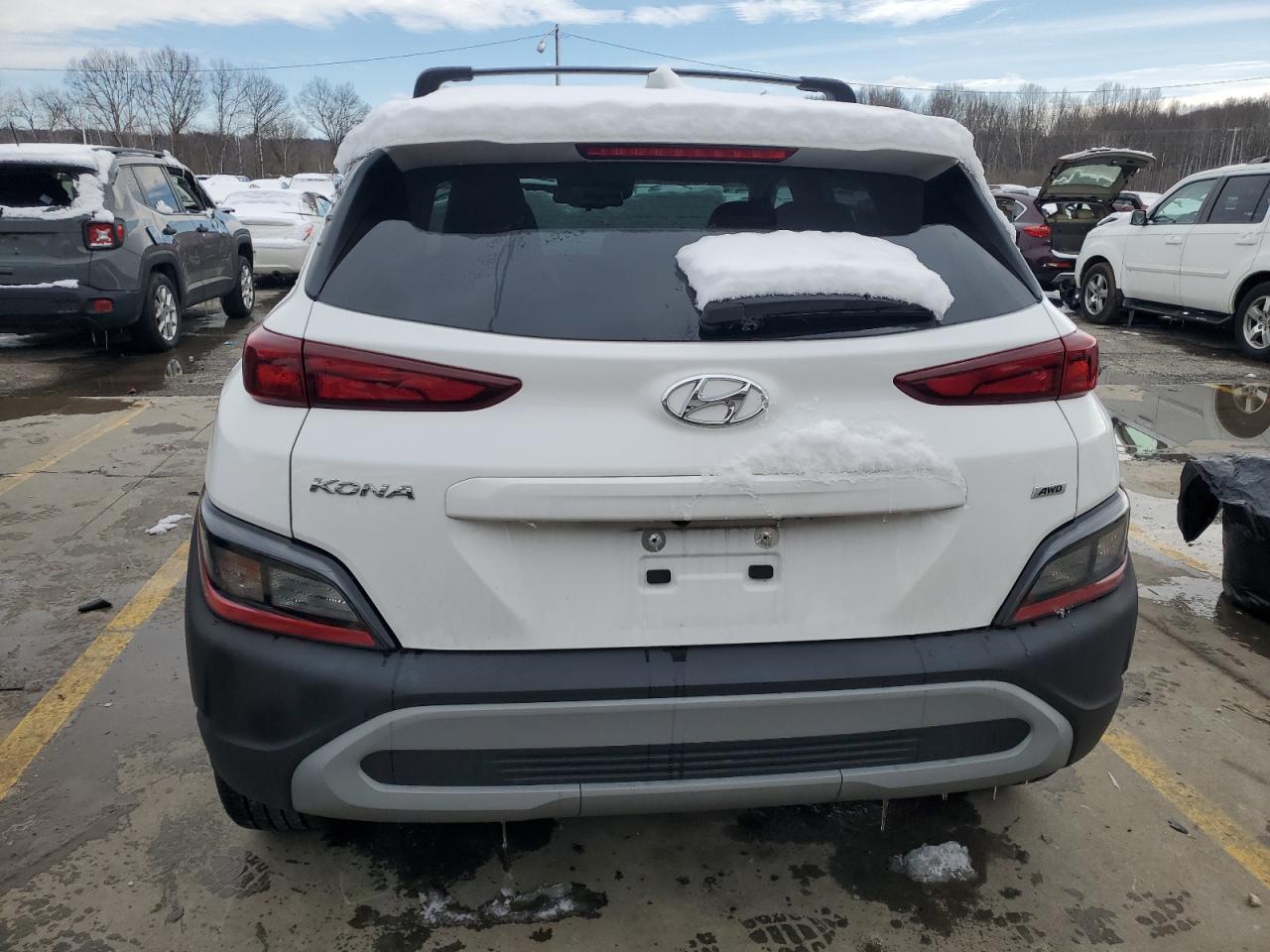 2023 Hyundai Kona VIN KM8K6CAB9PU051407 Copart auction photo, front end damage thumbnail 6