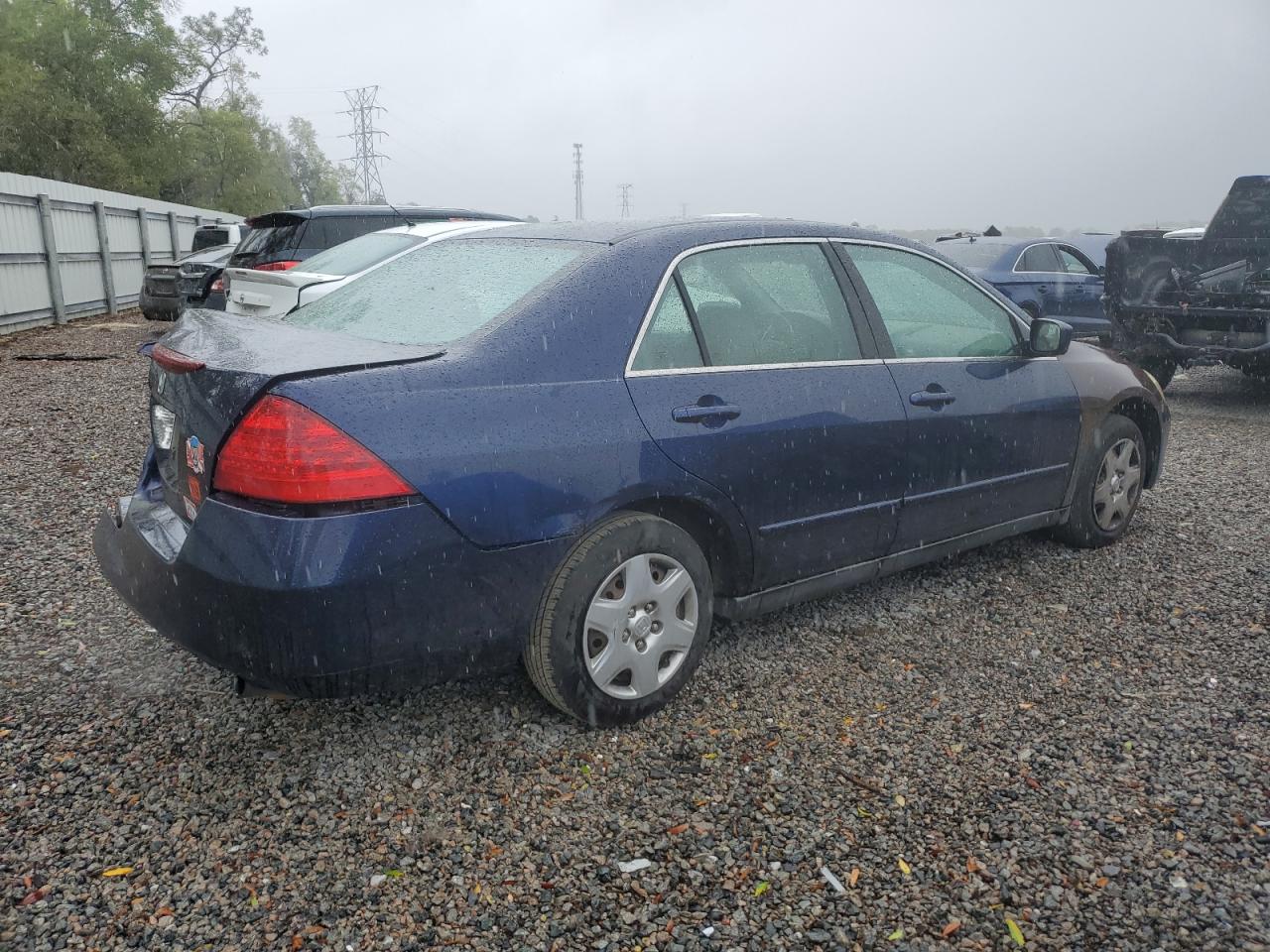 2007 Honda Accord VIN 1HGCM56467A224887 Copart auction photo, rear end damage thumbnail 3