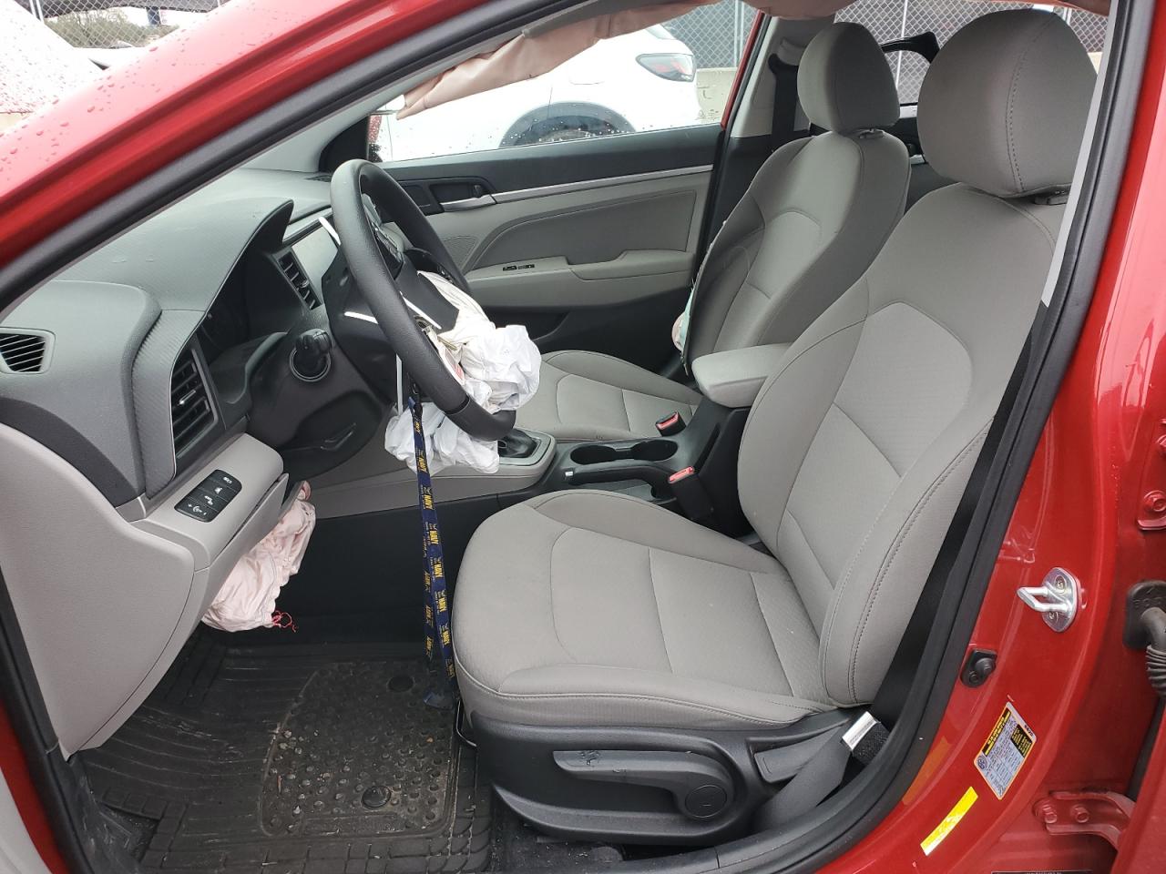 2020 Hyundai Elantra VIN 5NPD84LF7LH515831 Copart auction photo, side damage thumbnail 7