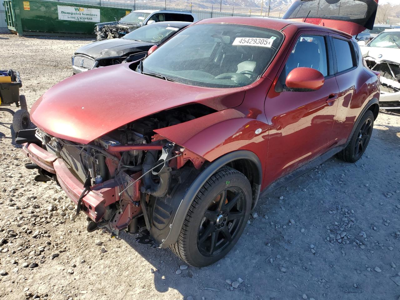 2013 Nissan Juke VIN JN8AF5MVXDT212516