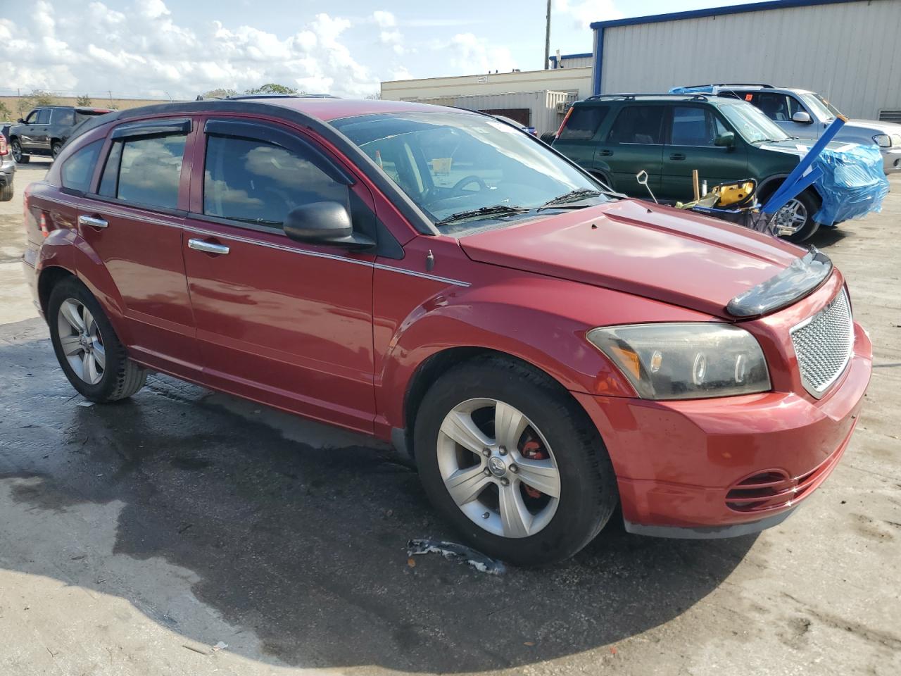 2010 Dodge Caliber VIN 1B3CB4HA8AD662142 Copart auction photo, front end / side damage thumbnail 4