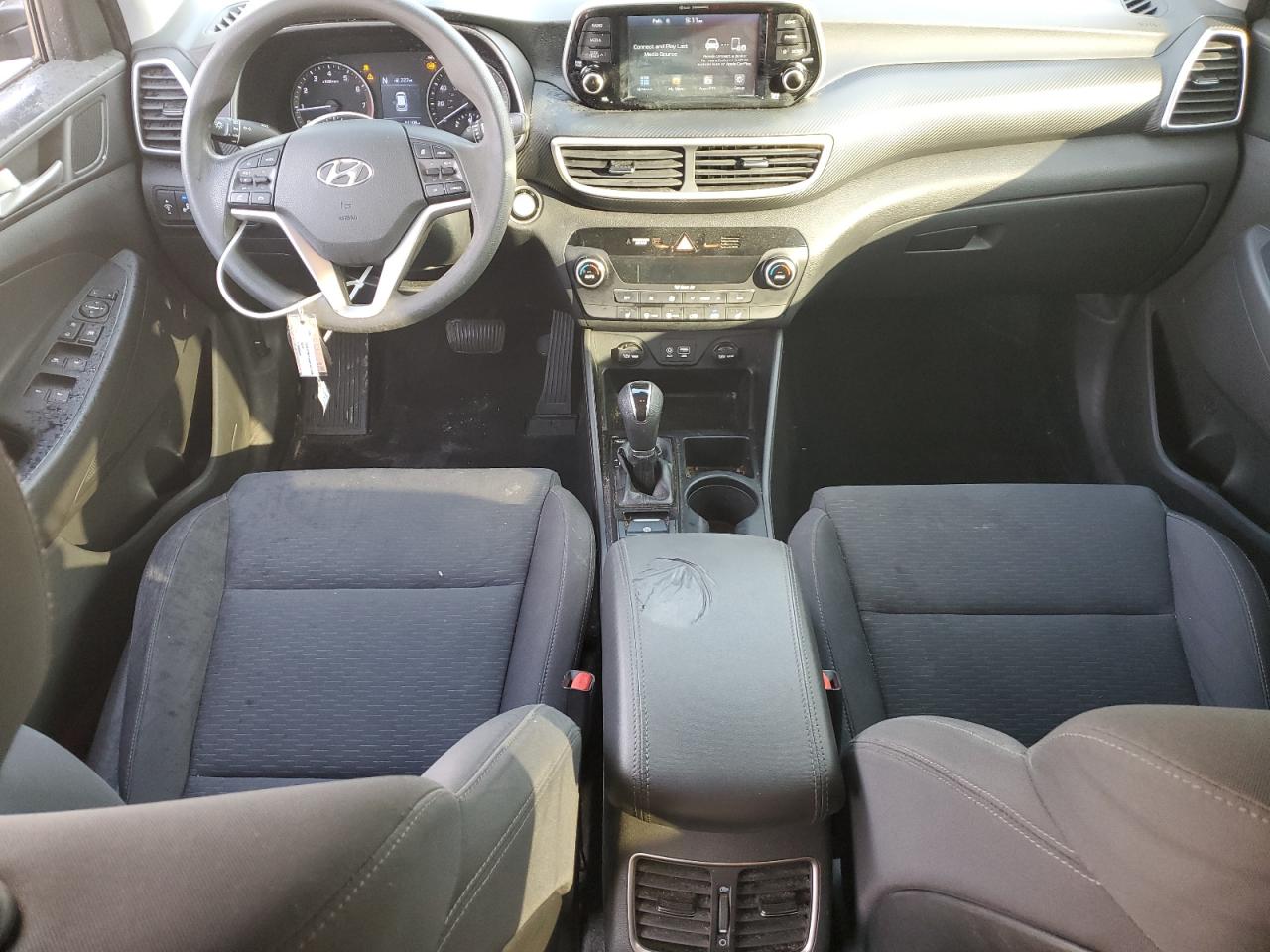 2019 Hyundai Tucson VIN KM8J33AL1KU947562 Copart auction photo, rear end damage thumbnail 8