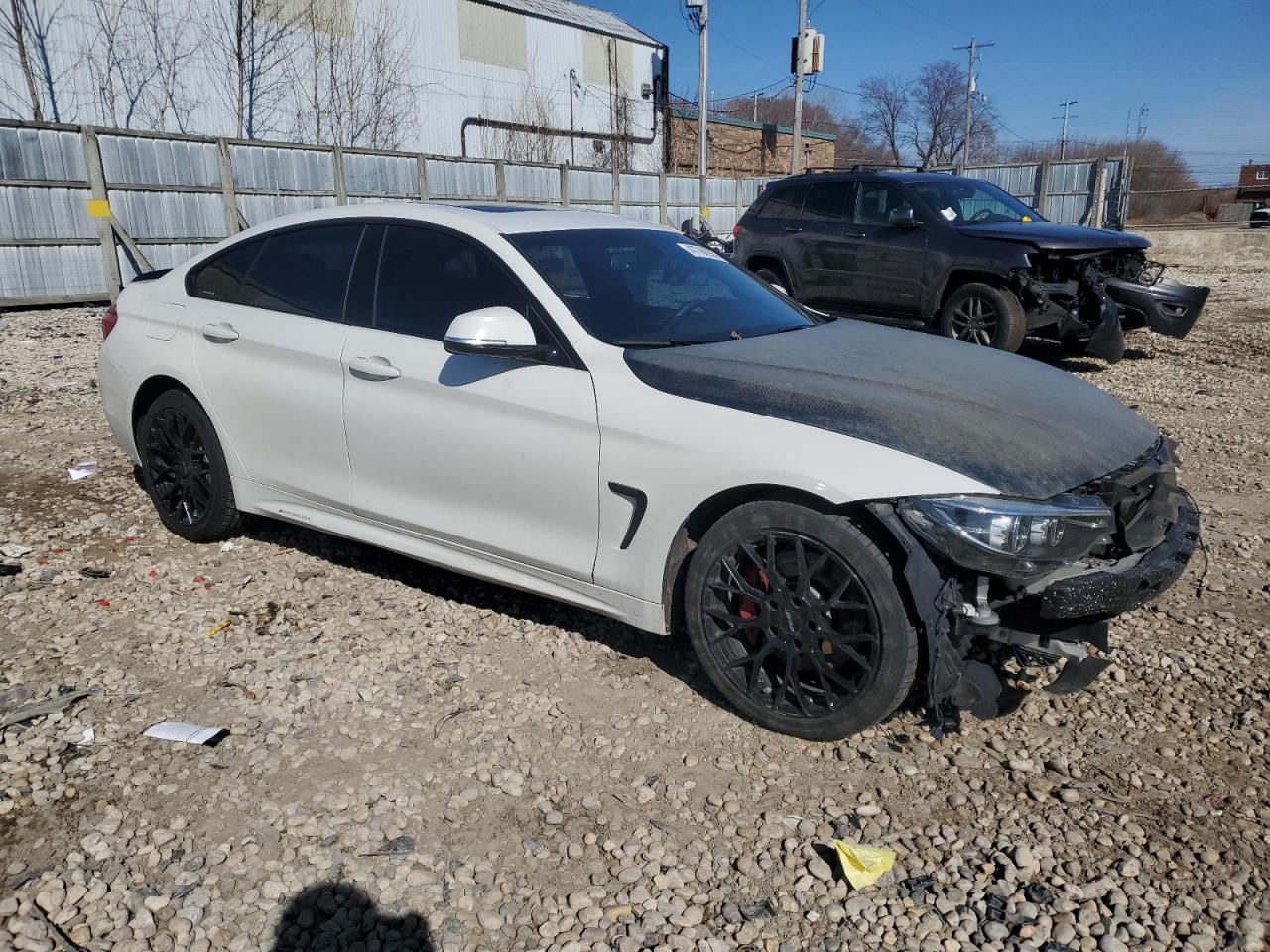 2018 BMW 4er VIN WBA4J3C57JBG97003 Copart auction photo, front end damage thumbnail 4