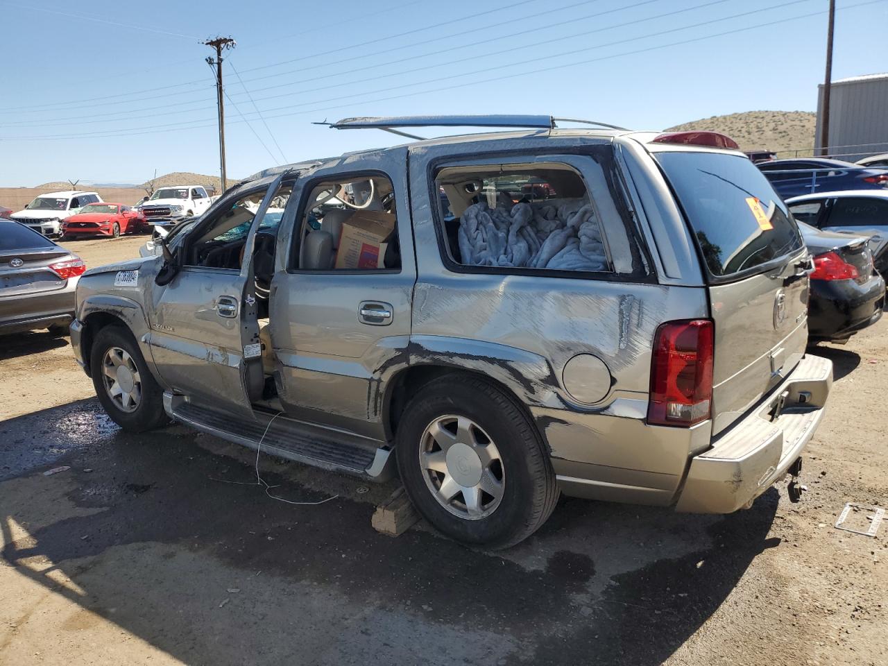 2002 Cadillac Escalade VIN 1GYEC63T52R311888 Copart auction photo, rollover damage thumbnail 2