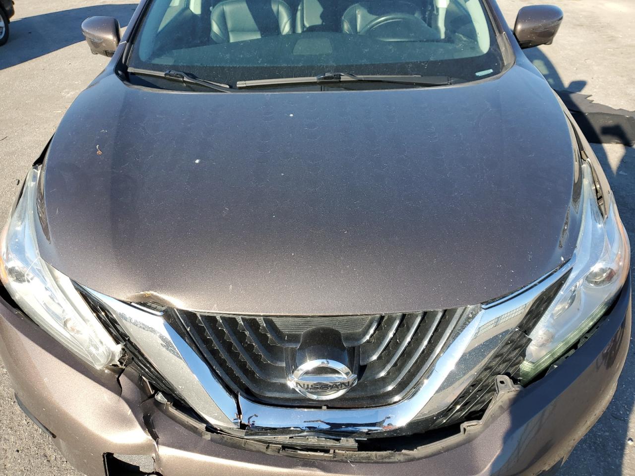 2017 Nissan Murano VIN 5N1AZ2MG6HN107870 Copart auction photo, front end damage thumbnail 13