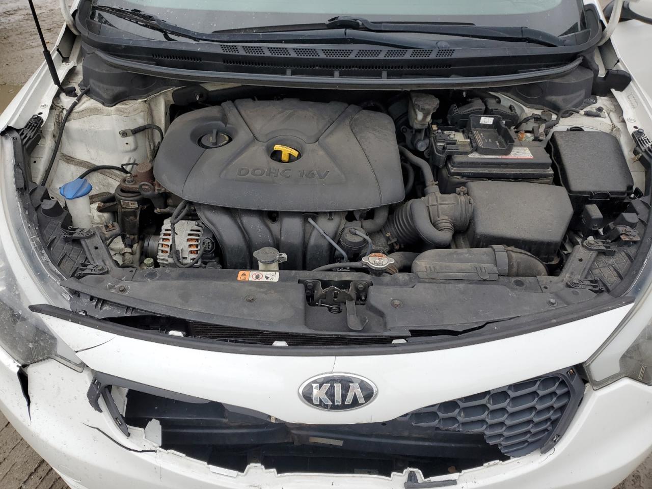 2015 KIA Forte VIN KNAFX4A68F5428200 Copart auction photo, front end damage thumbnail 11