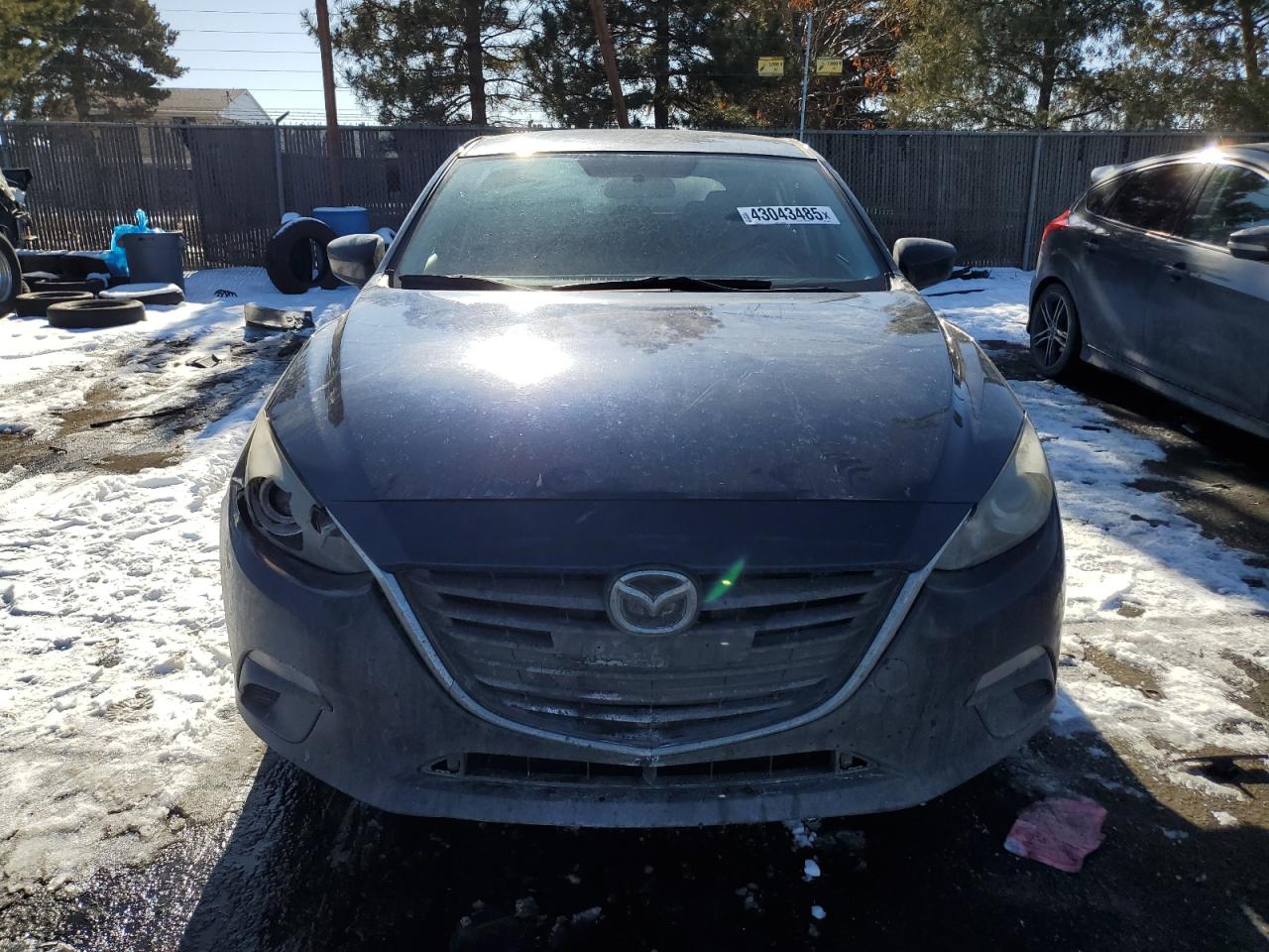 2014 Mazda 3 VIN JM1BM1L78E1146272 Copart auction photo, front end / hail damage thumbnail 5