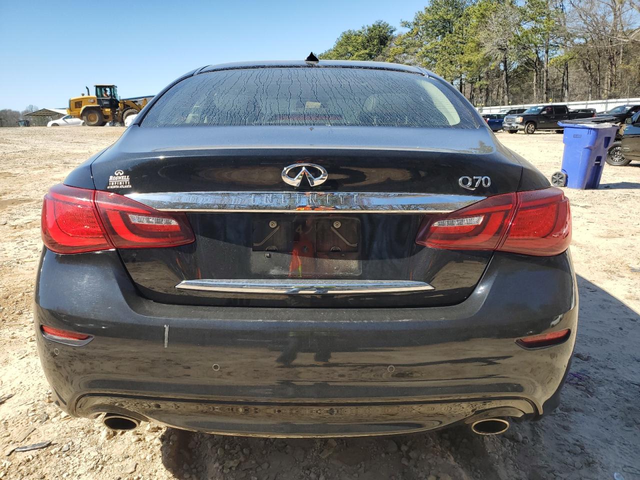 2017 Infiniti Q70 VIN JN1EY1AP3HM790014 Copart auction photo, front end / side damage thumbnail 6