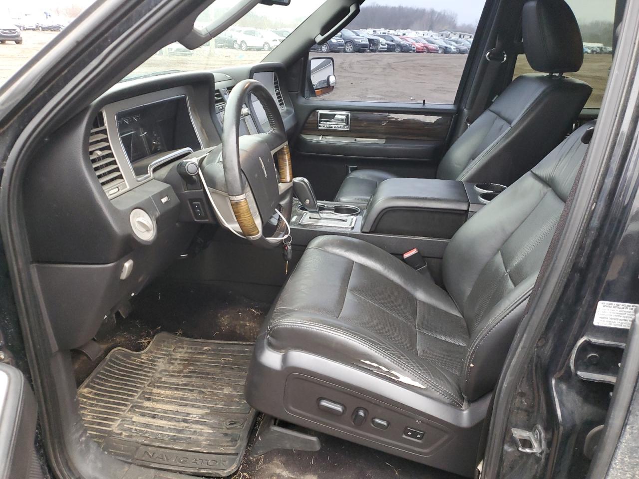 2010 Lincoln Navigator VIN 5LMJJ2J55AEJ10224 Copart auction photo, front end damage thumbnail 7
