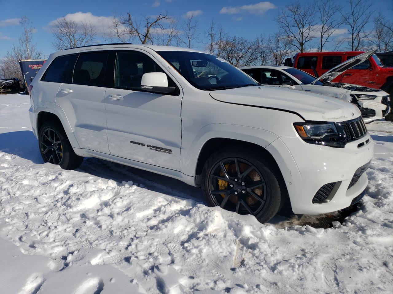 2018 Jeep Grand Cherokee VIN 1C4RJFN94JC443735 Copart auction photo, vandalism damage thumbnail 4
