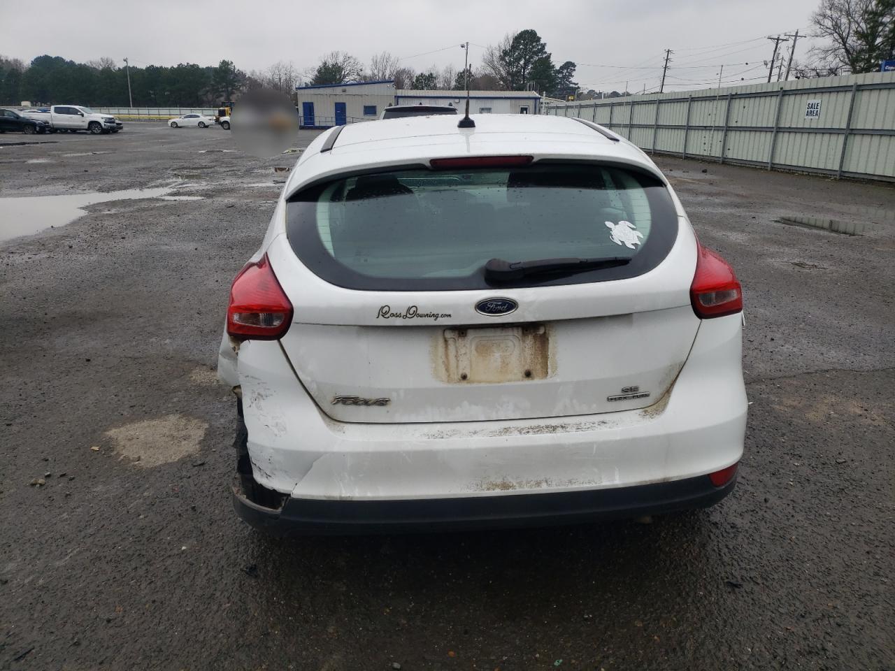 2016 Ford Focus VIN 1FADP3K2XGL338517 Copart auction photo, rear end damage thumbnail 6