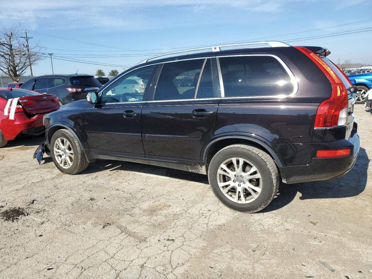 2013 Volvo XC90 VIN YV4952CZ0D1642973 Copart auction photo, front end / frame damage damage thumbnail 2