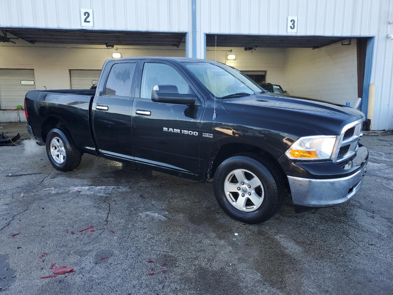 2011 Dodge RAM VIN 1D7RV1GT6BS598171 Copart auction photo, side damage thumbnail 4