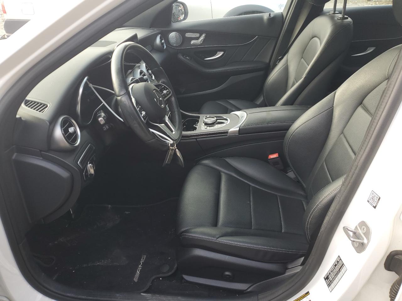 2021 Mercedes-Benz C-klasse VIN W1KWF8EB5MR652329 Copart auction photo, front end damage thumbnail 7