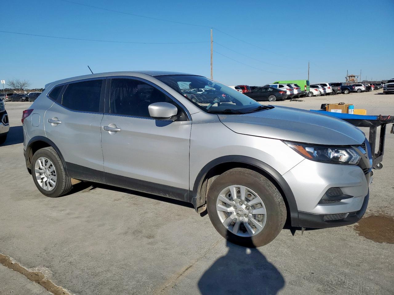 2020 Nissan Rogue VIN JN1BJ1CV7LW552781 Copart auction photo, front end / side damage thumbnail 4