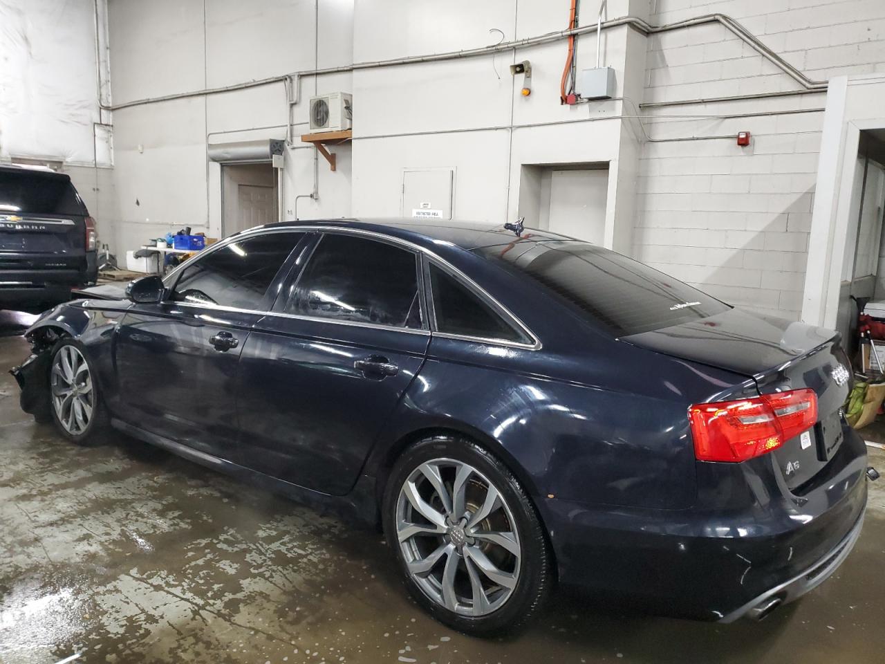 2014 Audi A6 VIN WAUHGAFC7EN123033 Copart auction photo, front end / rear end damage thumbnail 2
