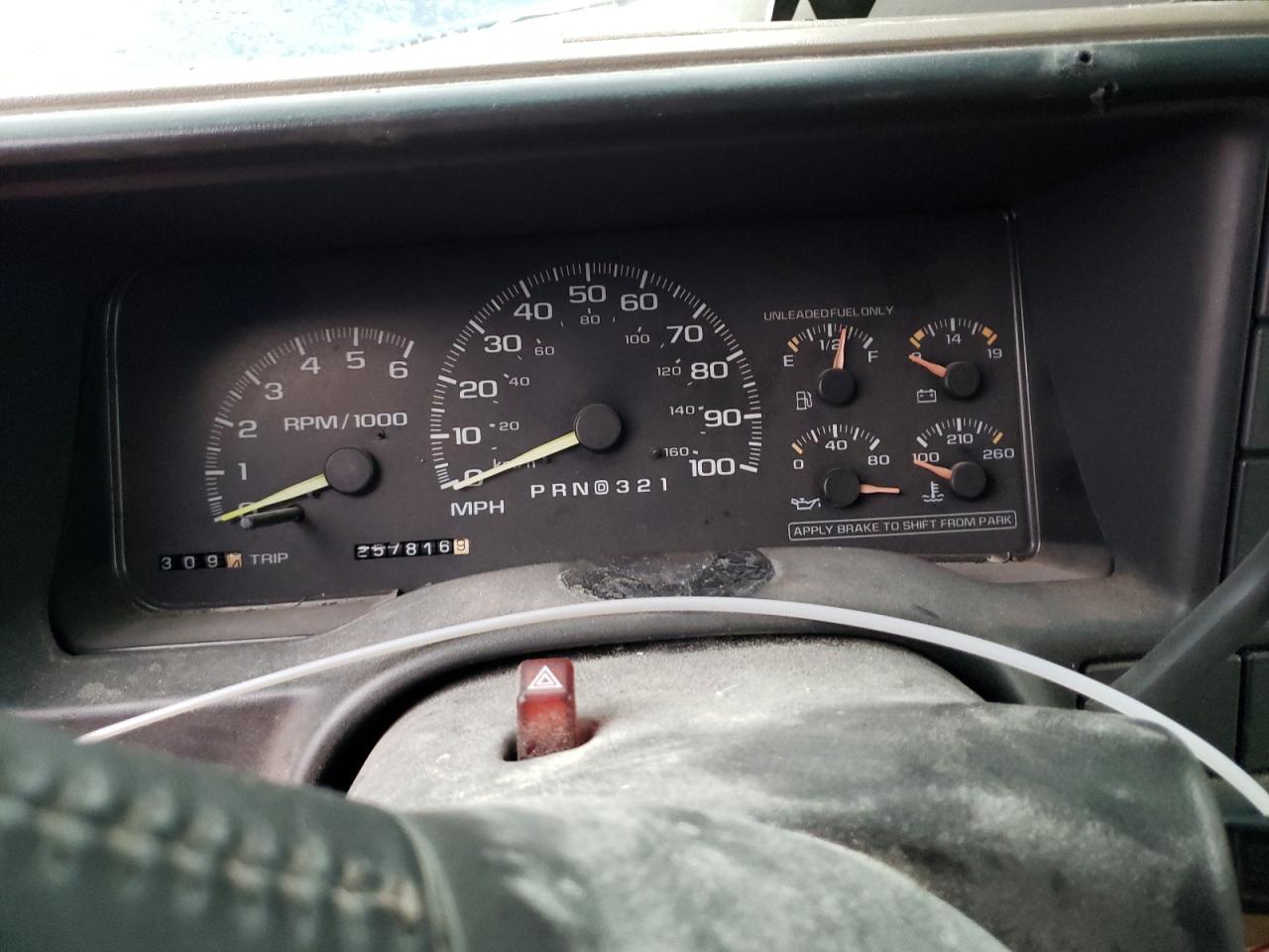 1999 Chevrolet Tahoe VIN 1GNEC13R3XJ325377 Copart auction photo, burn / burn - engine damage thumbnail 9