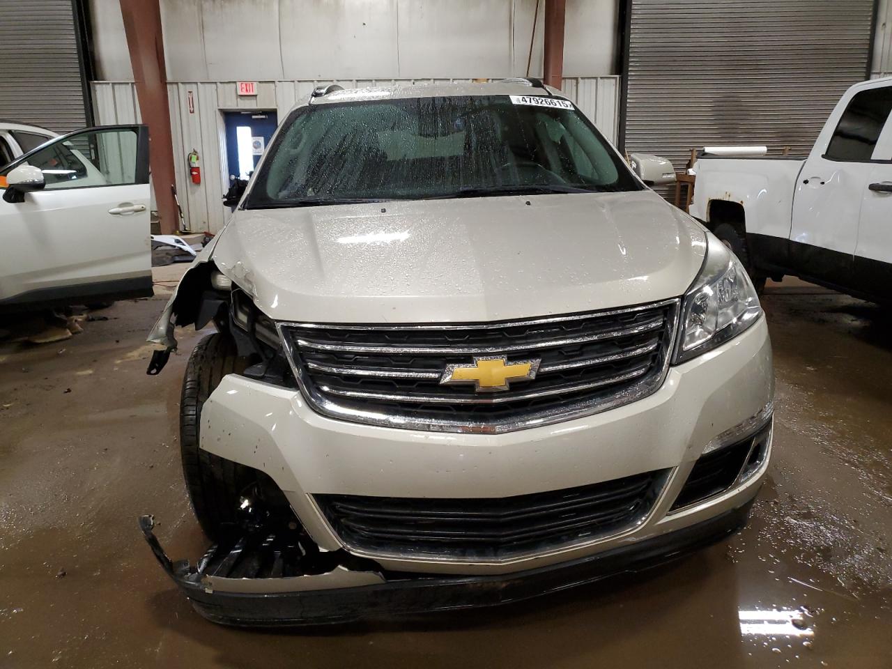 2014 Chevrolet Traverse VIN 1GNKRGKD1EJ126111 Copart auction photo, all over / front end damage thumbnail 5