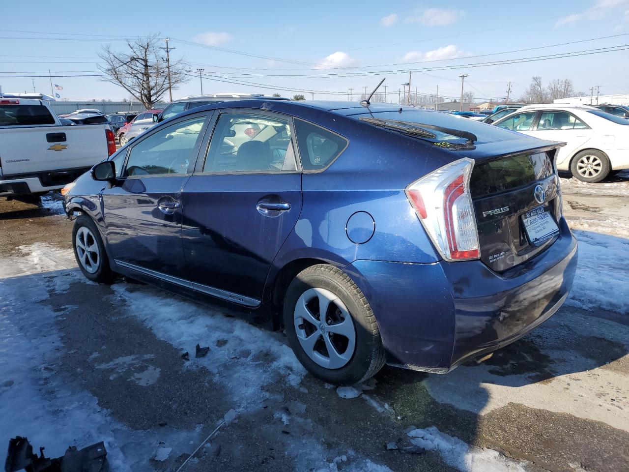 2013 Toyota Prius VIN JTDKN3DU6D0337657 Copart auction photo, front end / undercarriage damage thumbnail 2