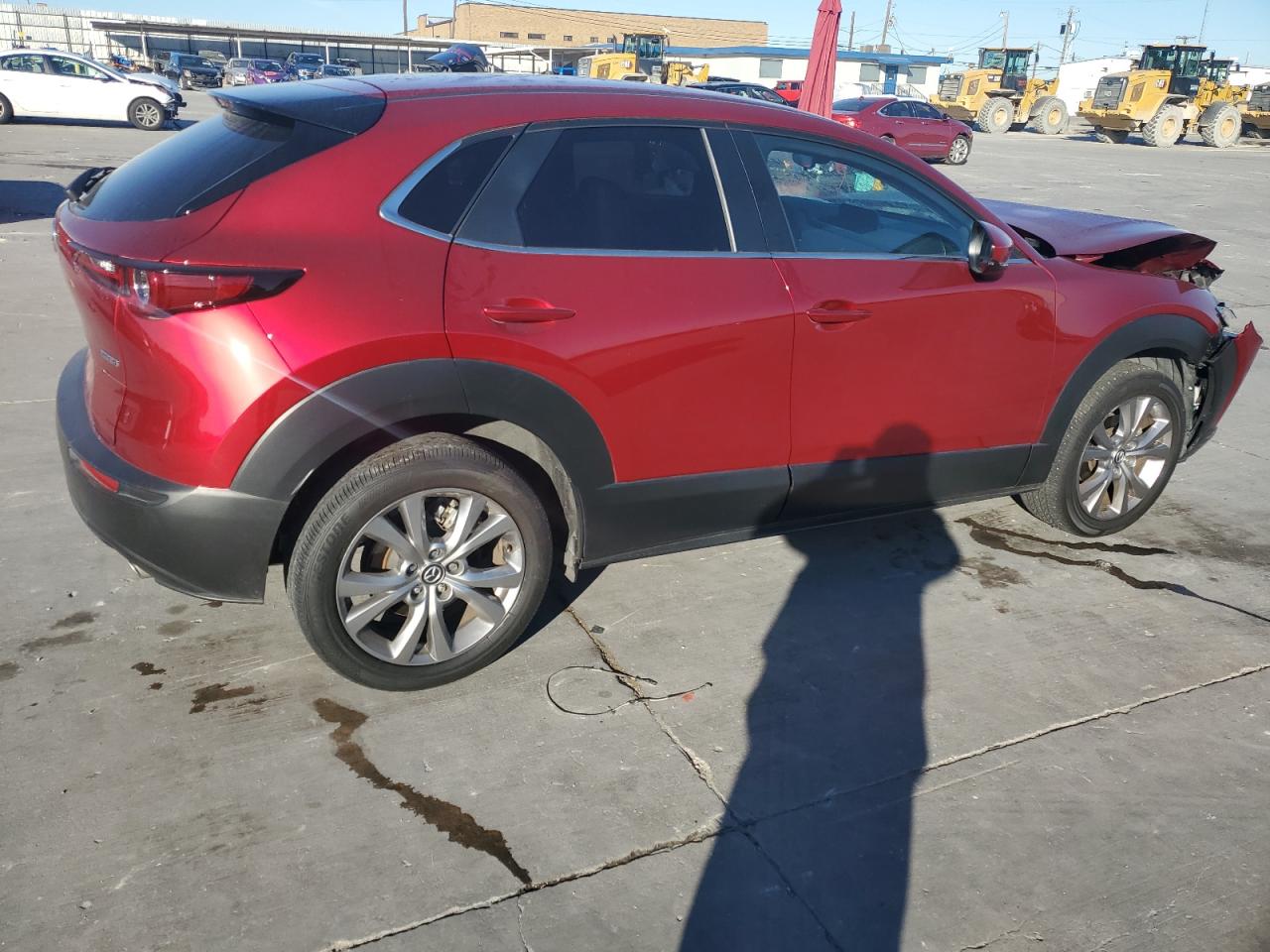 2022 Mazda CX-30 VIN 3MVDMBBL9NM458518 Copart auction photo, front end damage thumbnail 3