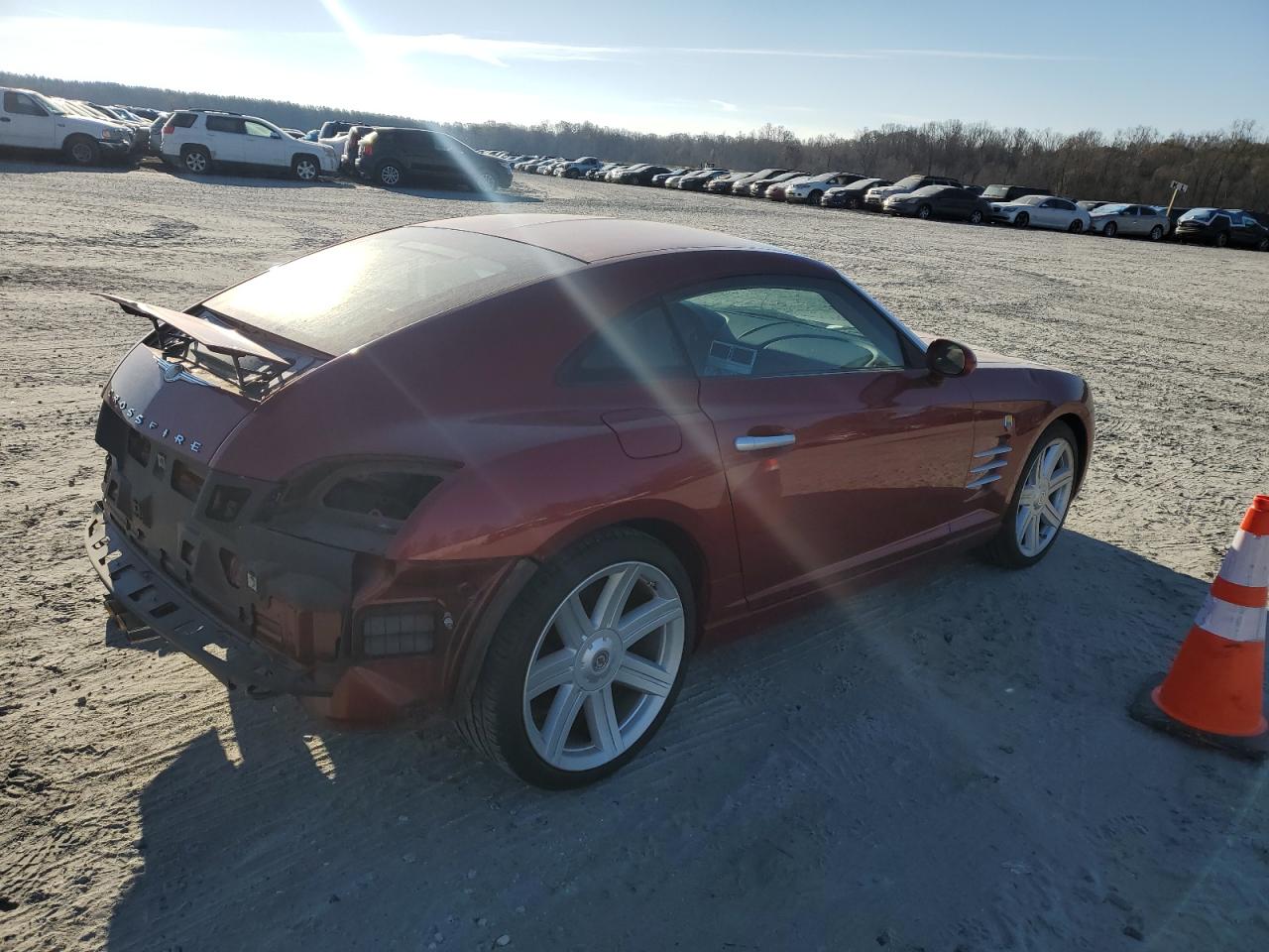 2004 Chrysler Crossfire VIN 1C3AN69L64X007008 Copart auction photo, rear end damage thumbnail 3