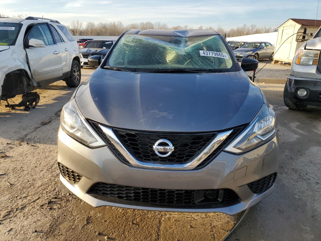 2018 Nissan Sentra VIN 3N1AB7APXJY233946 Copart auction photo, top/roof / rear end damage thumbnail 5