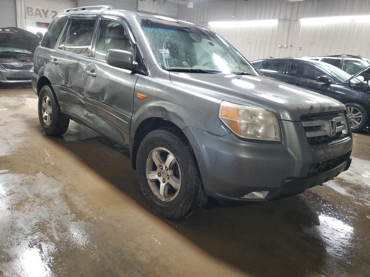 2007 Honda Pilot VIN 5FNYF18507B024172 Copart auction photo, side damage thumbnail 4