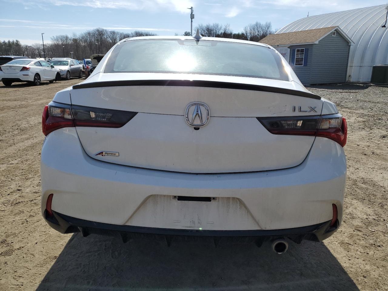 2021 Acura ILX VIN 19UDE2F87MA007895 Copart auction photo, vandalism damage thumbnail 6