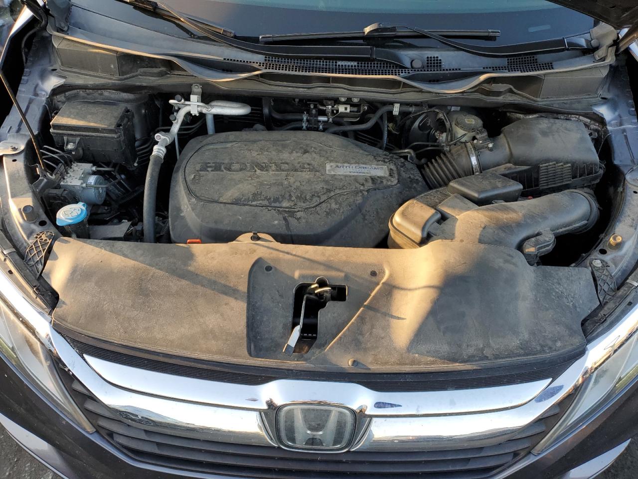 2018 Honda Odyssey VIN 5FNRL6H79JB066763 Copart auction photo, hail damage thumbnail 12