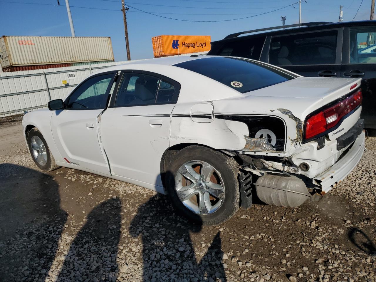 2012 Dodge Charger VIN 2C3CDXBG8CH203078 Copart auction photo, undercarriage / rear end damage thumbnail 2