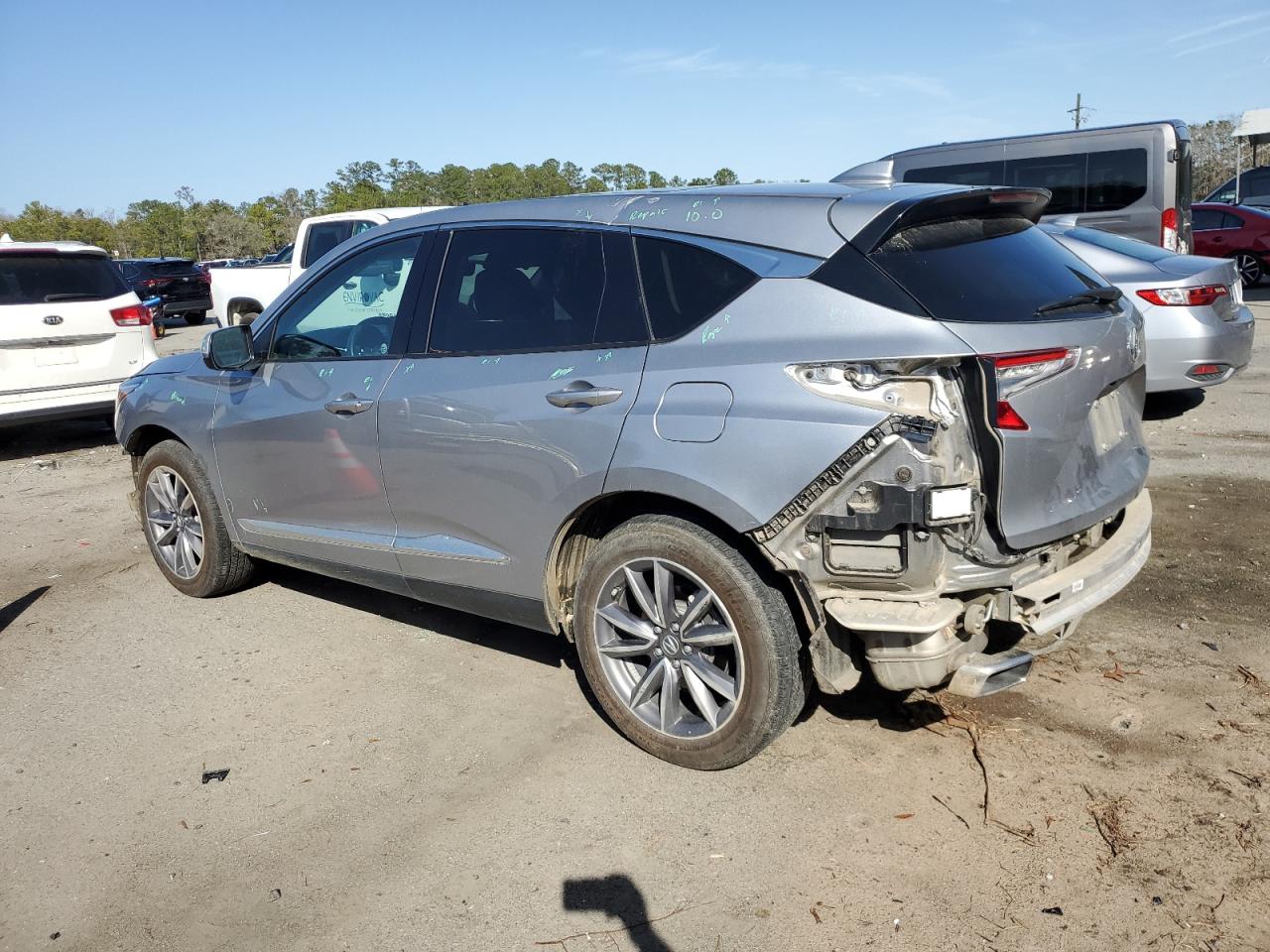 2022 Acura RDX VIN 5J8TC1H55NL004868 Copart auction photo, front end / rear end damage thumbnail 2